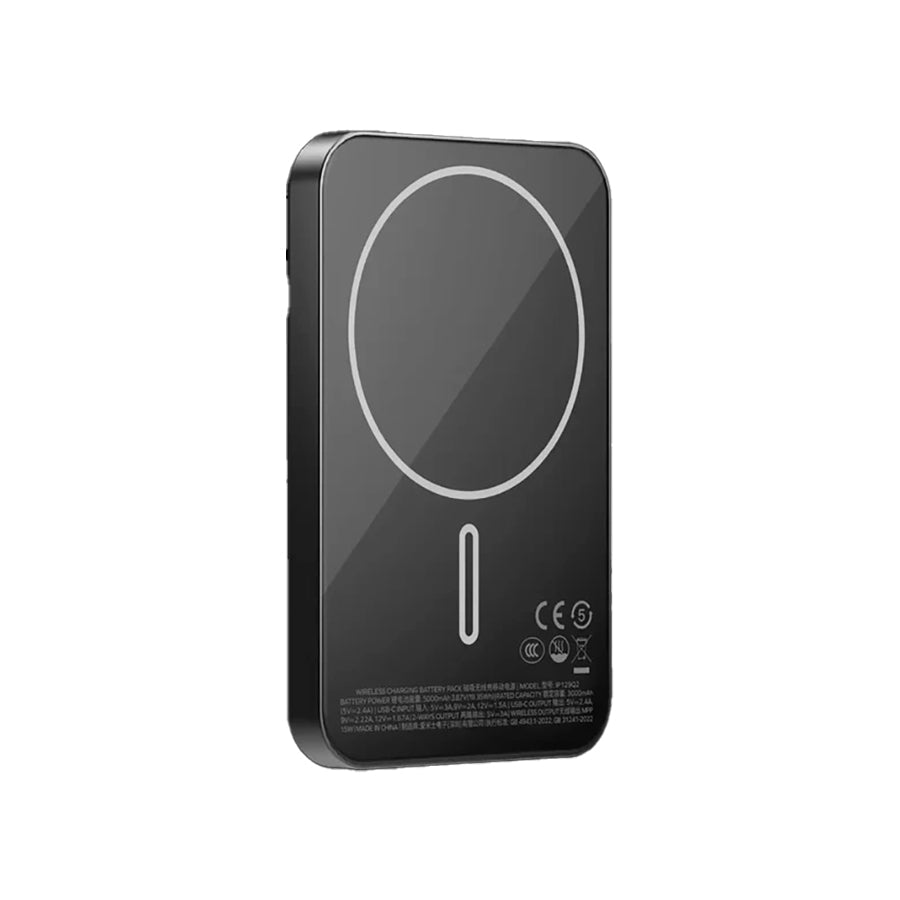 MOMAX 1-Power Q.Pass Qi2 5000mAh Magnetic Wireless Powerbank - Black