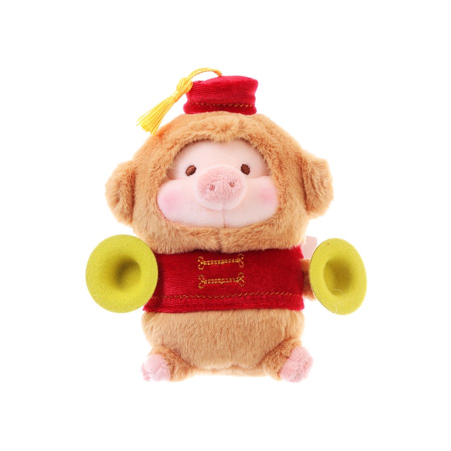 LULU THE PIGGY LuLu the Piggy LuLuLand - Naughty Monkey Lu Plush Keychain