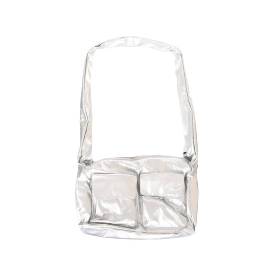 ARCHETYPE Glossy Shoulder Bag - Silver