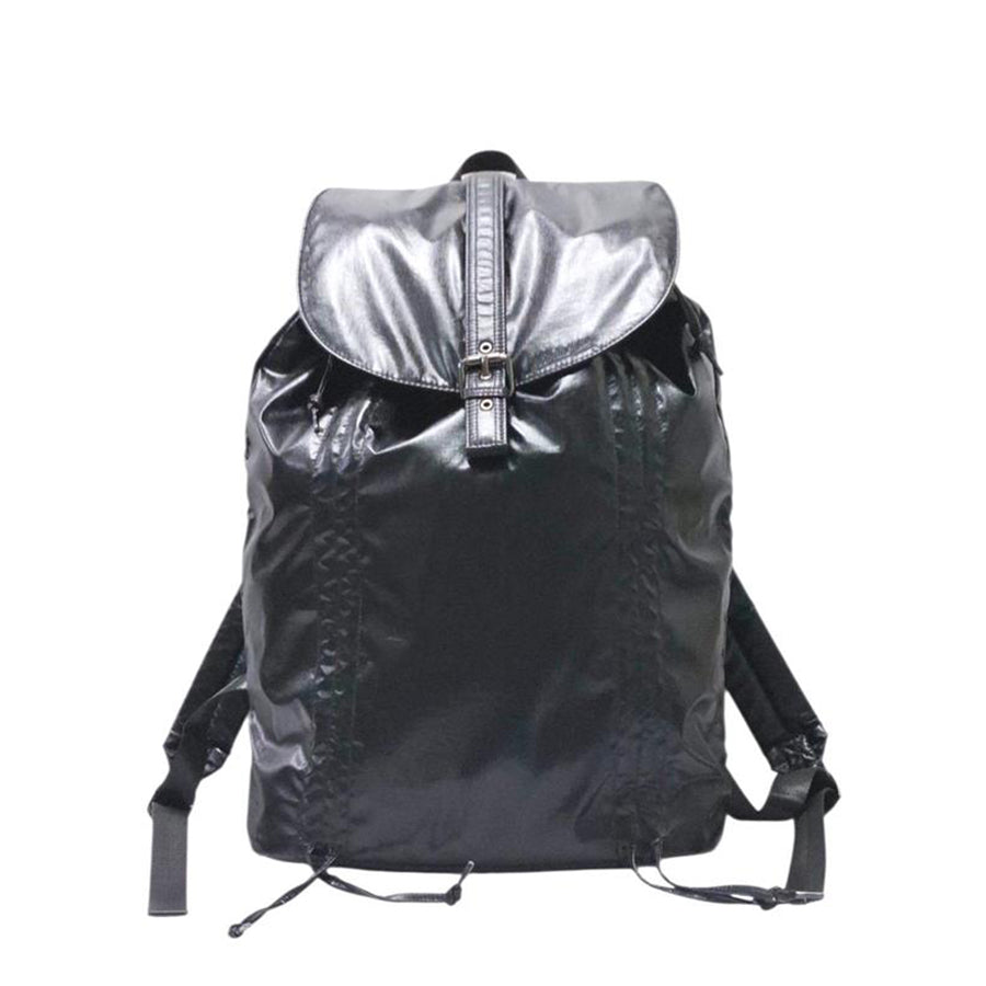 ARCHETYPE Glossy Ribbon Backpack - Black