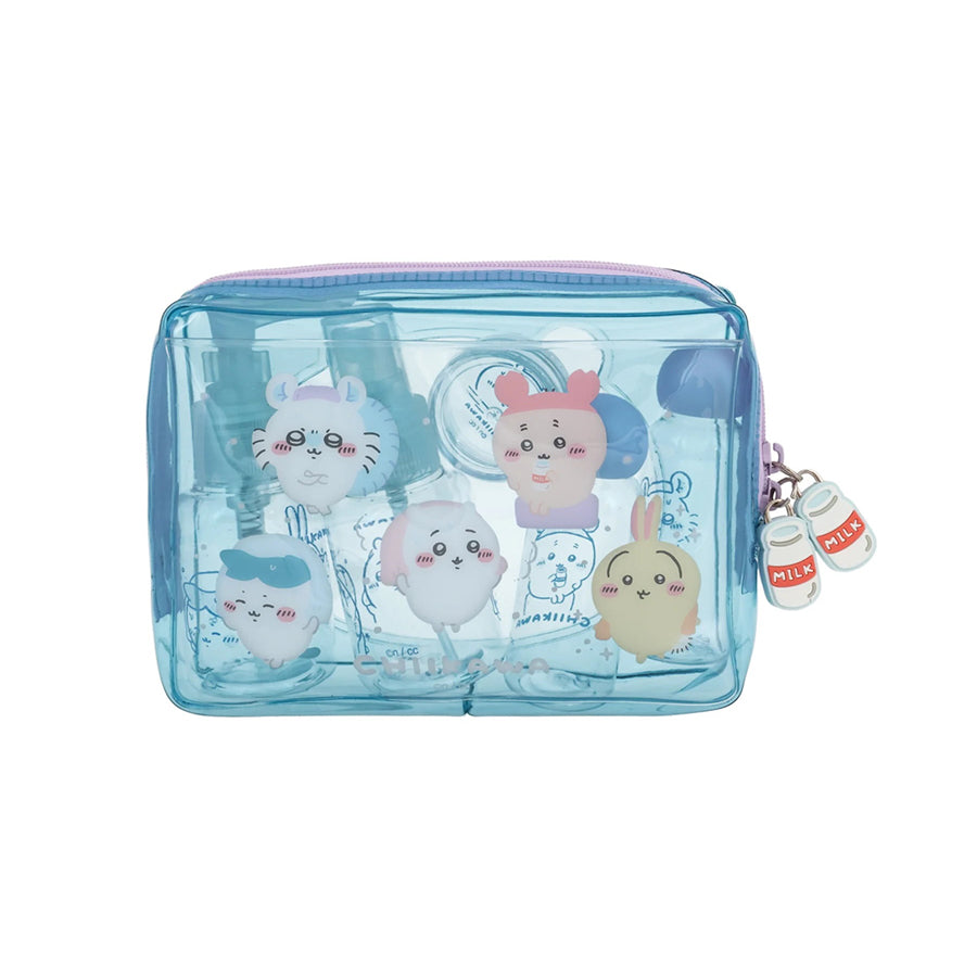 SHOBIDO Chiikawa Travel Bottle Set - Blue  (120g)