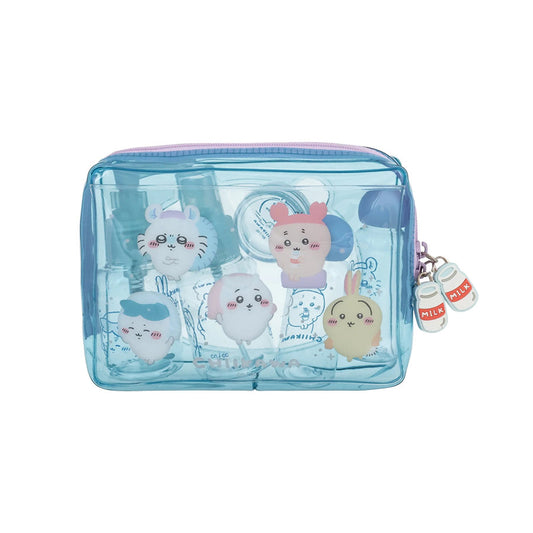 SHOBIDO Chiikawa Travel Bottle Set - Blue  (120g)