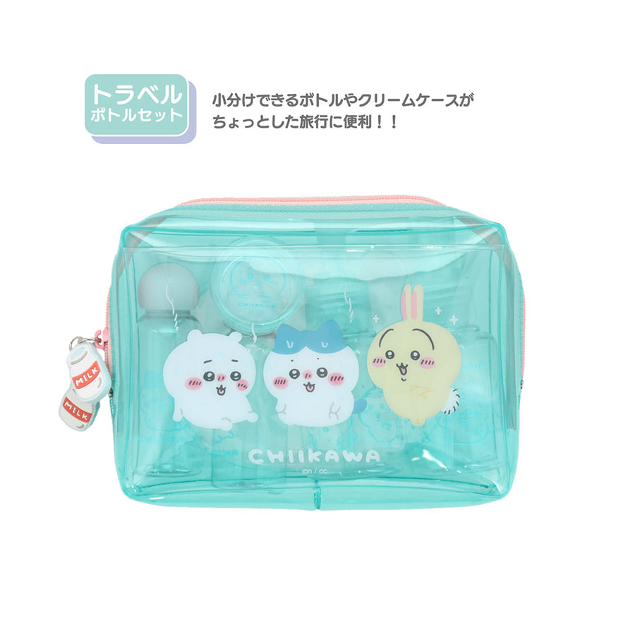 SHOBIDO Chiikawa Travel Bottle Set - Green  (120g)