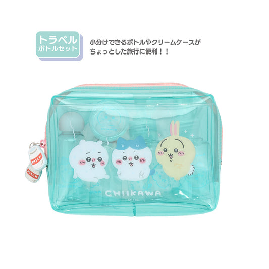 SHOBIDO Chiikawa Travel Bottle Set - Green  (120g)