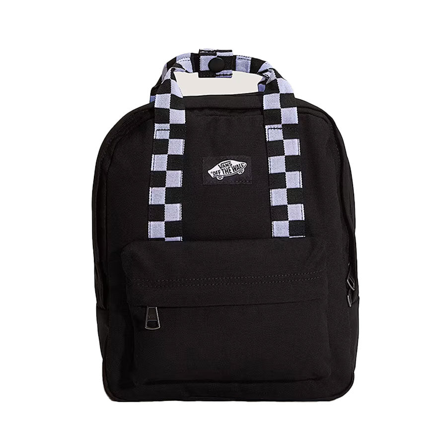 VAN'S Low Key Mini Backpack - Black-White