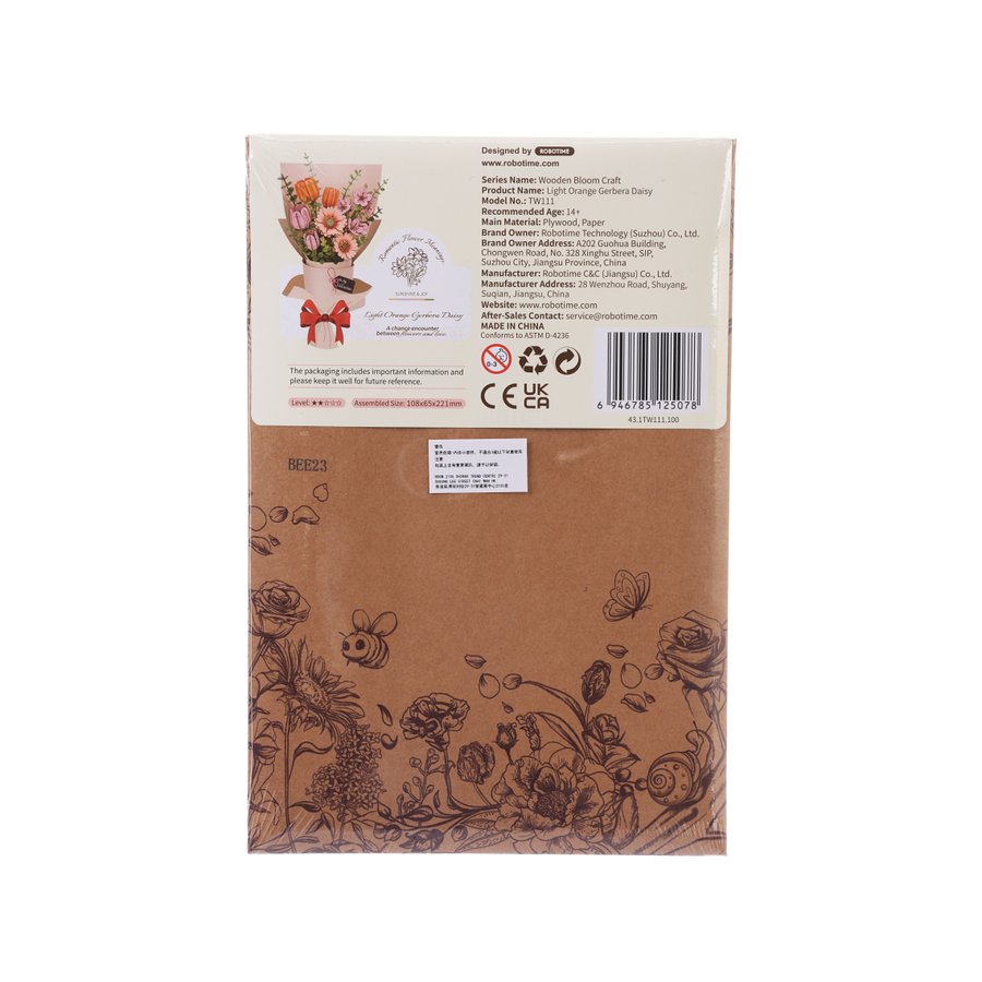 ROKR Light Orange Gerbera