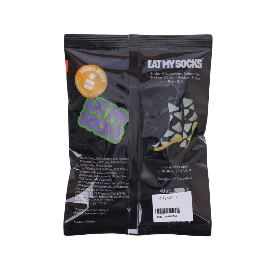 EATMYSOCKS Socks - Crunchy Nachos - Black