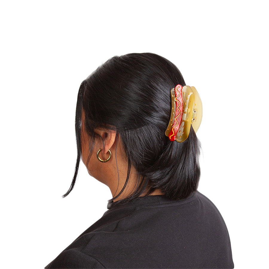 EATMYSOCKS Hair Claw - Hot Dog