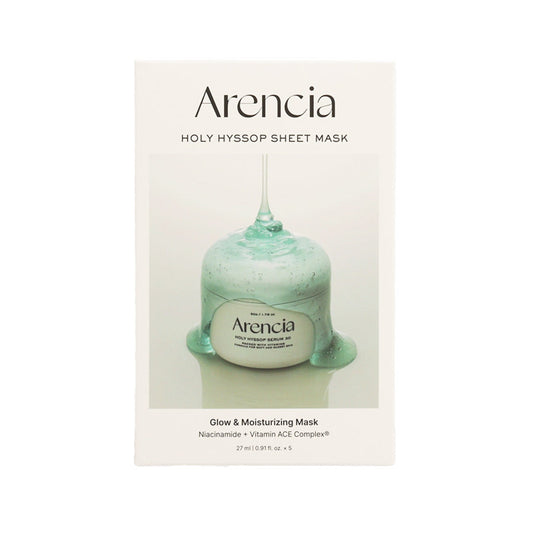 ARENCIA Holy Hyssop Sheet Mask  (5pcs)