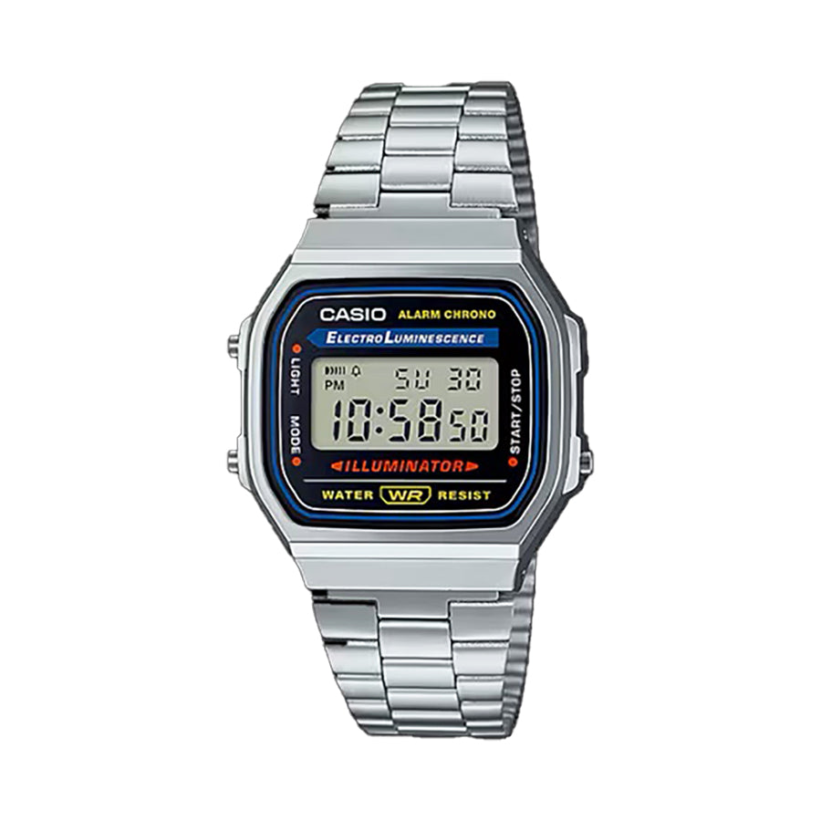 CASIO General - Digital Watch - A168WA-1W - Silver
