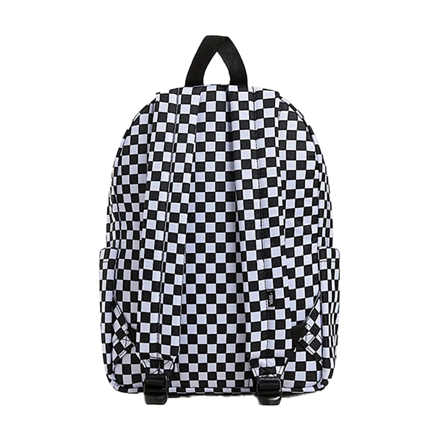 VAN'S Old Skool Grom Check Backpack - Black - White