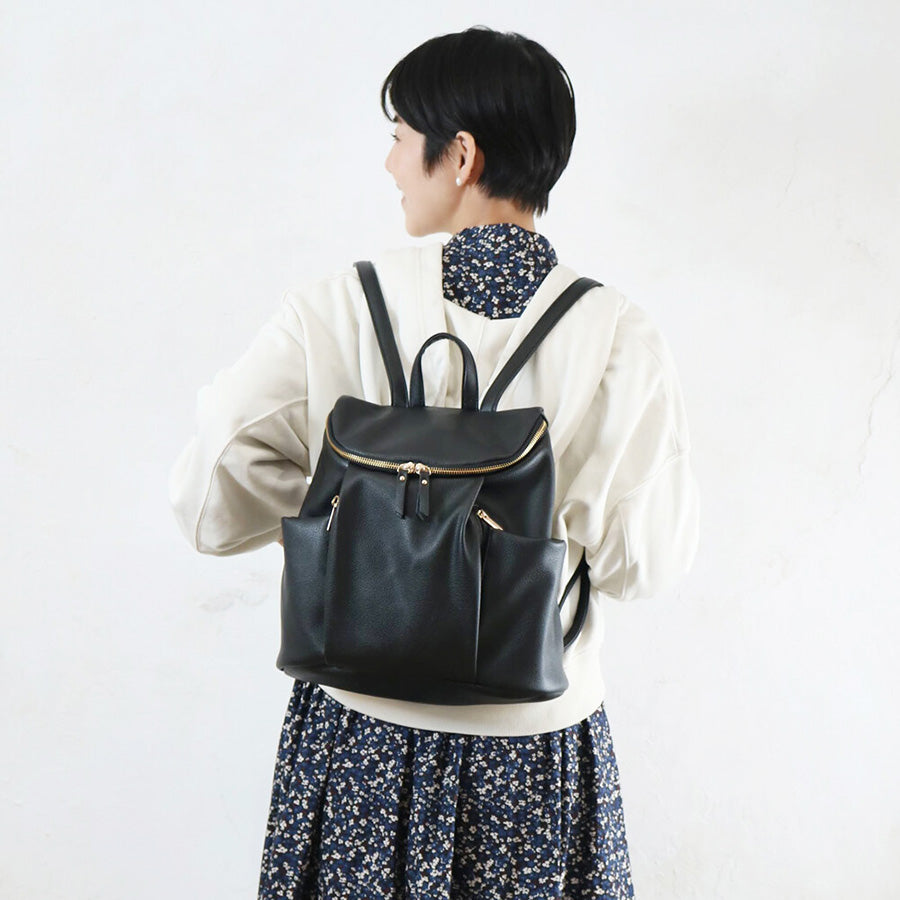 SENBADO F25 SEN Soft PU Backpack 622-3521 - BK  (595g)