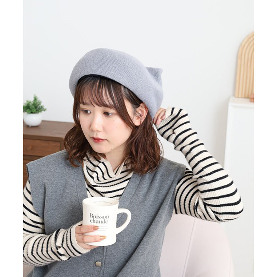 SENBADO F25 SEN Cat Ear Hat 430-4663 - GY  (95g)