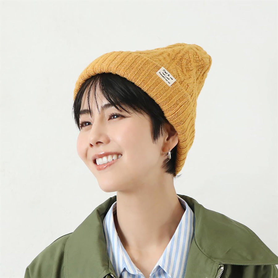 SENBADO F25 SEN 2Way Leaves Knit Hat 432-2265 - MD  (115g)
