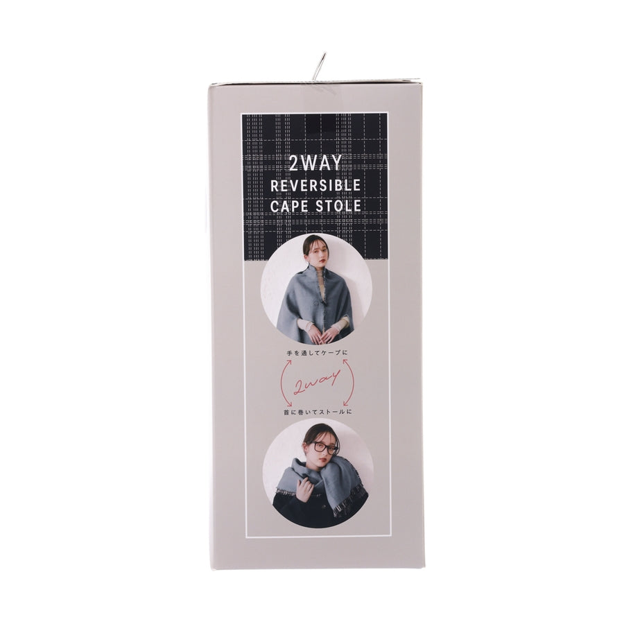 COGIT F25 2Way Reversible Capelet - Mono Checker