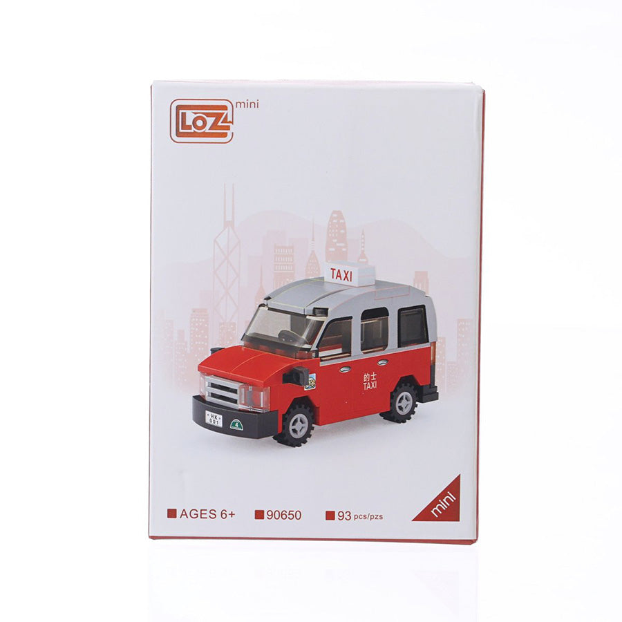LOZ Hong Kong Mini Car - Red Taxi
