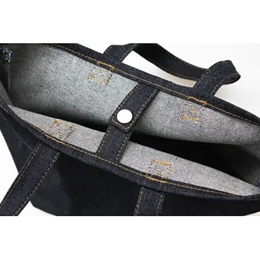 BETTY SMITH Denim Lunch Bag