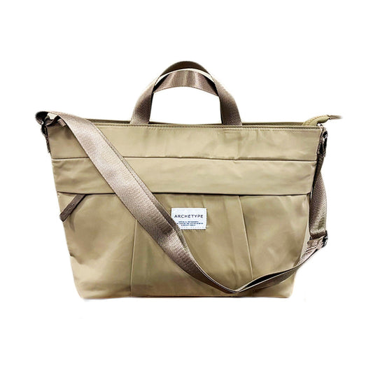 ARCHETYPE Patrick 2Way Shoulder Bag- Beige