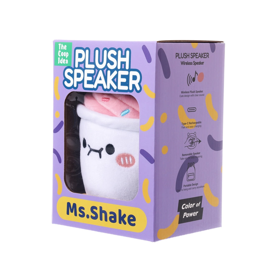THECOOPIDEA Plush Bluetooth Speaker Milk Shake