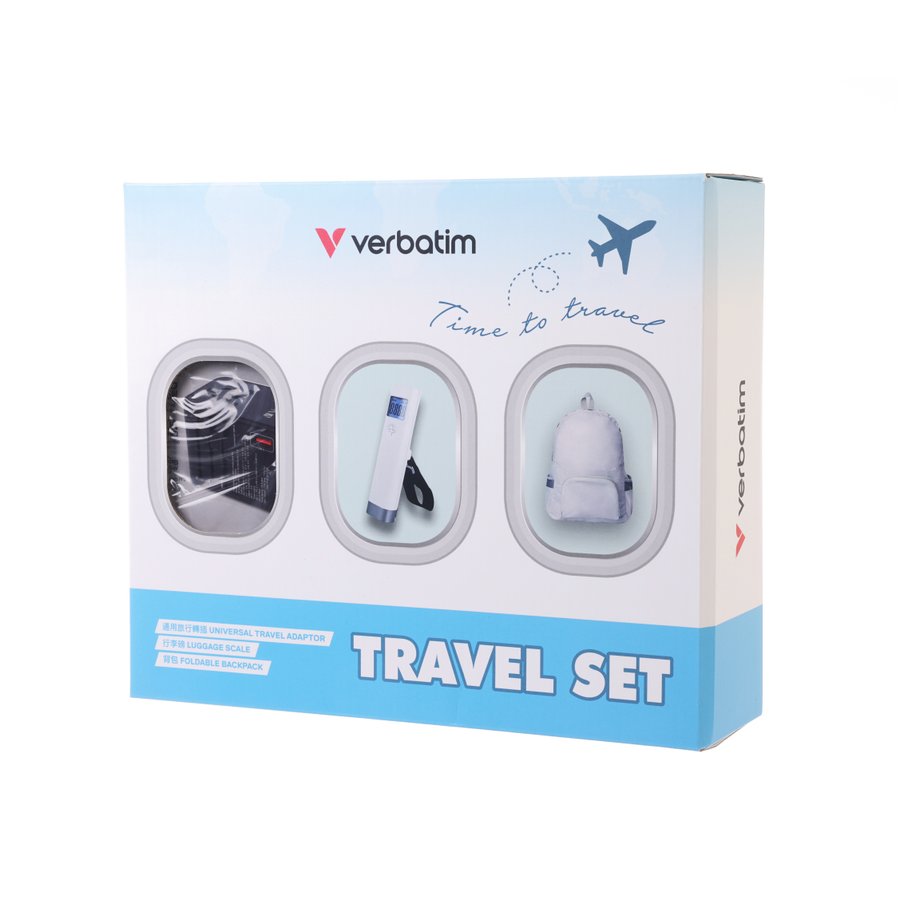 VERBATIM Giftset 25 - Adaptor & Scale & Bag - Black