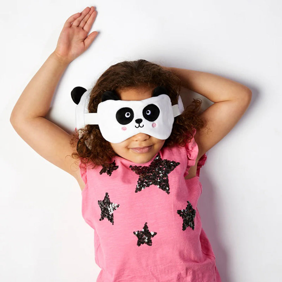 RELAXEAZZZ Travel Pillow & Eye Mask - Panda