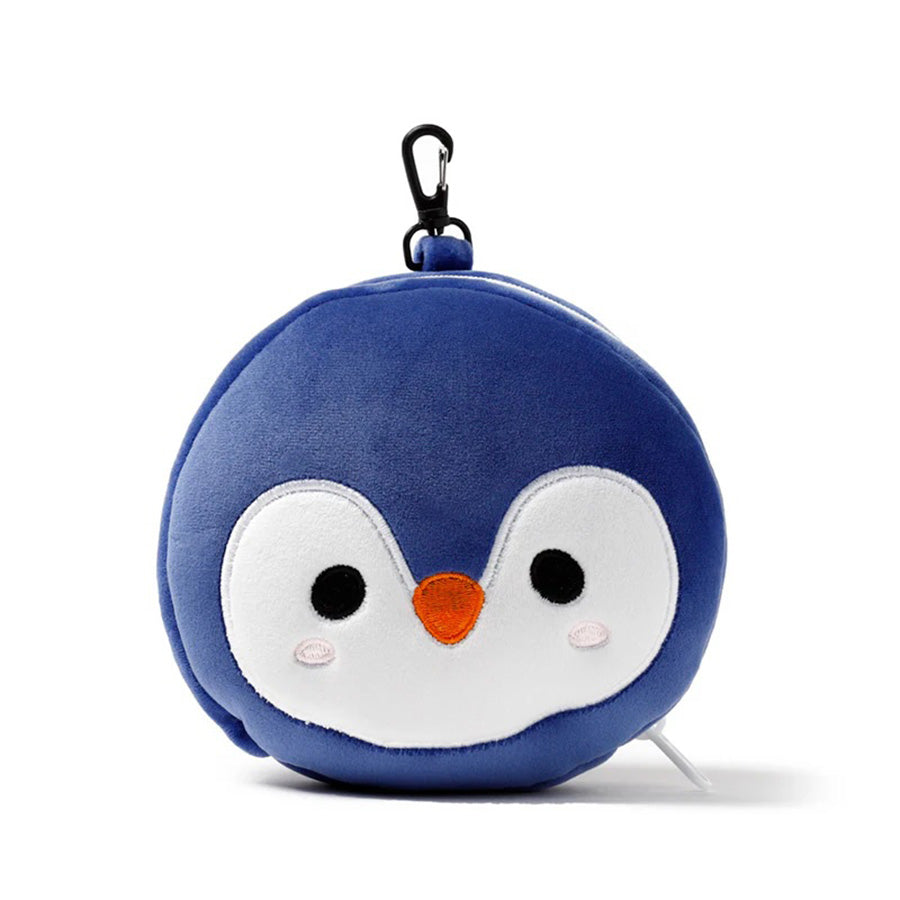 RELAXEAZZZ Travel Pillow & Eye Mask - Penguin