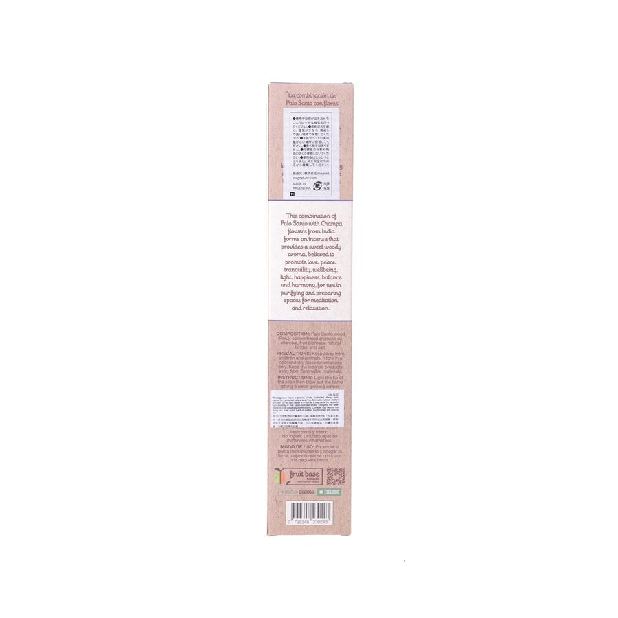 SAGRADA MADRE Incense Palo Santo - Champa  (8pcs)