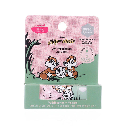 DISNEY Chip 'N' Dale UV Protection Colored Lip Balm  (3.6g)