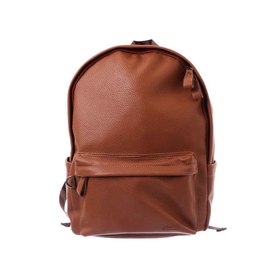 ARCHETYPE Manson Pu Leather Backpack_ Brown