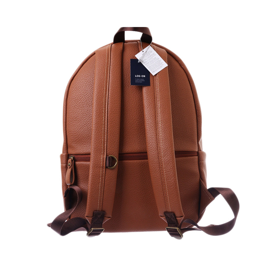 ARCHETYPE Manson Pu Leather Backpack_ Brown