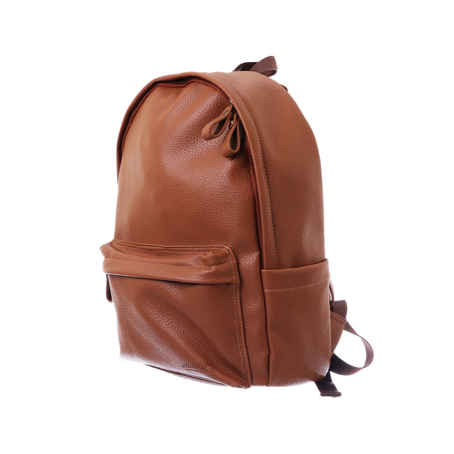 ARCHETYPE Manson Pu Leather Backpack_ Brown