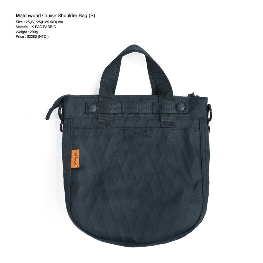 MATCHWOOD Cruise Shoulder Bag (S) - Bk  (290g)