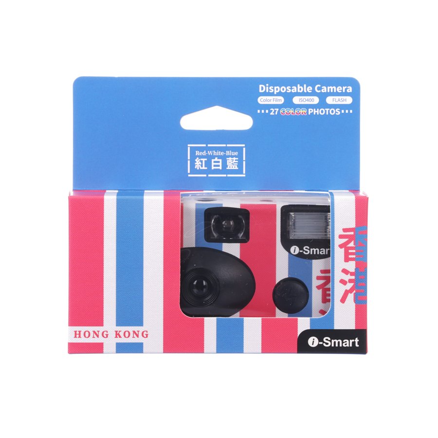 I-SMART Disposable Camera Hong Kong Style - Red-White-Blue