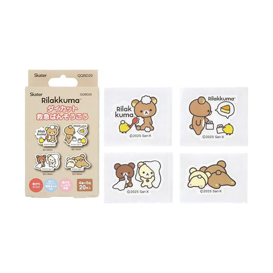 SKATER Die Cut Bandage - Rilakkuma  (20pcs)
