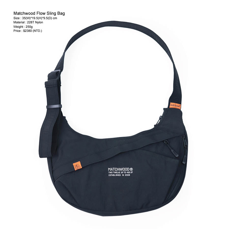 MATCHWOOD MATCHWOOD FLOW SLING BAG - BK