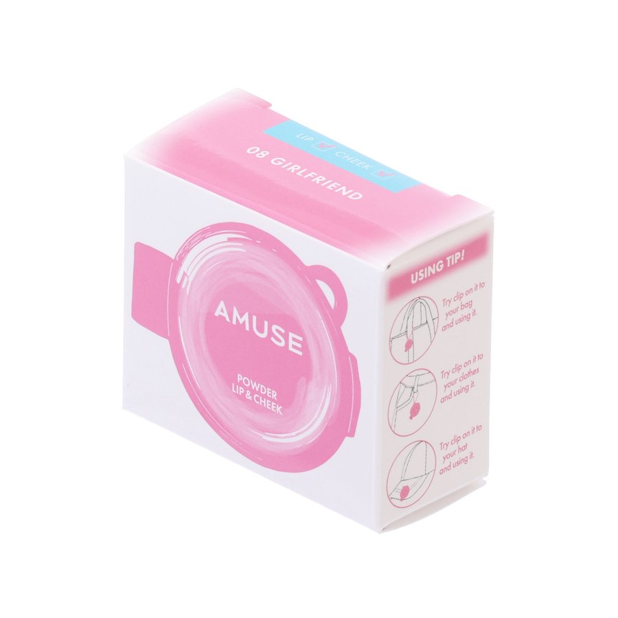 AMUSE Powder Lip & Cheek - 08 Girl Friend  (4g)