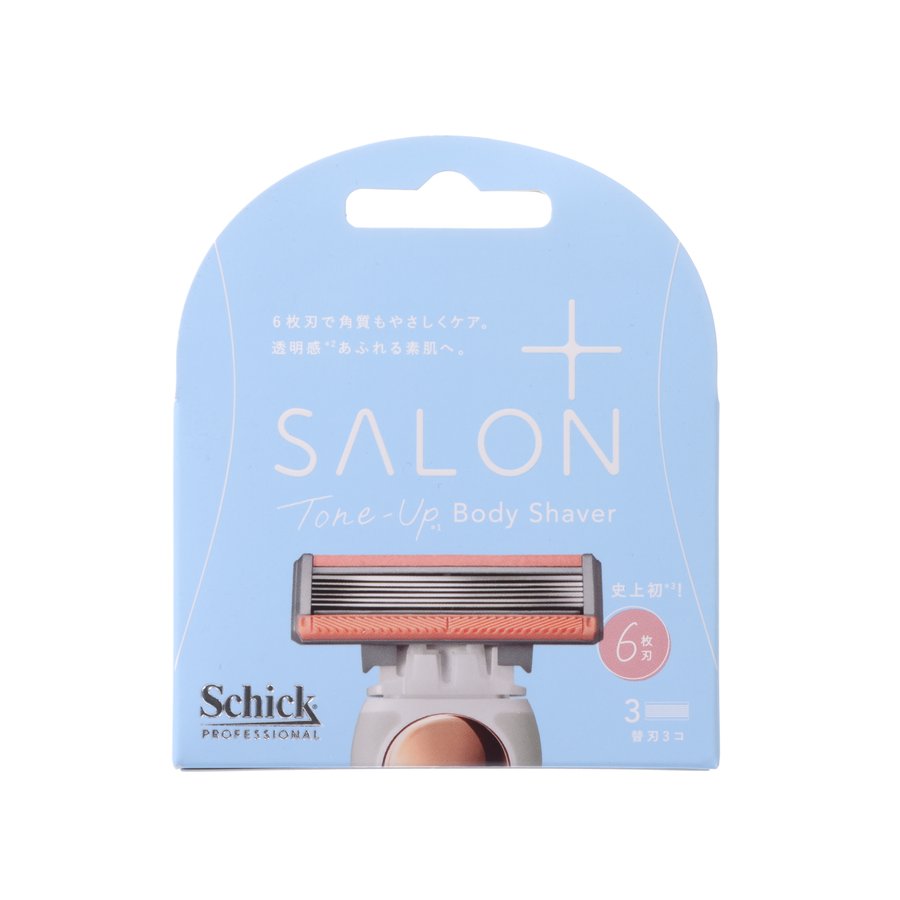 SCHICK Salon+ Tone Up Body Shaver Refill 3's