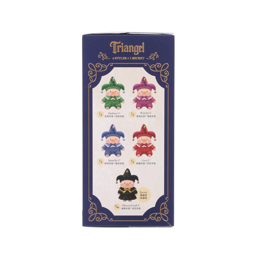 LULU THE PIGGY LuLu the Piggy - Triangel PVC Face Plush Keychain Blindbox