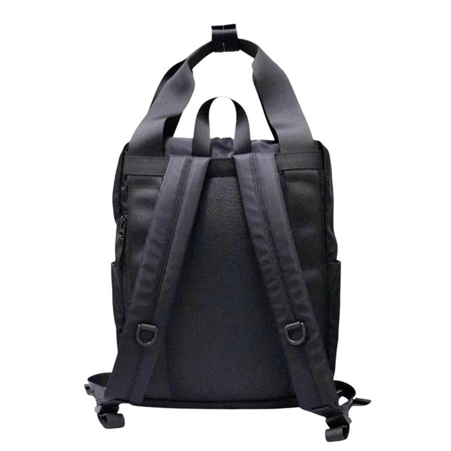 ARCHETYPE Davis 2 Way Nylon Backpack - Black