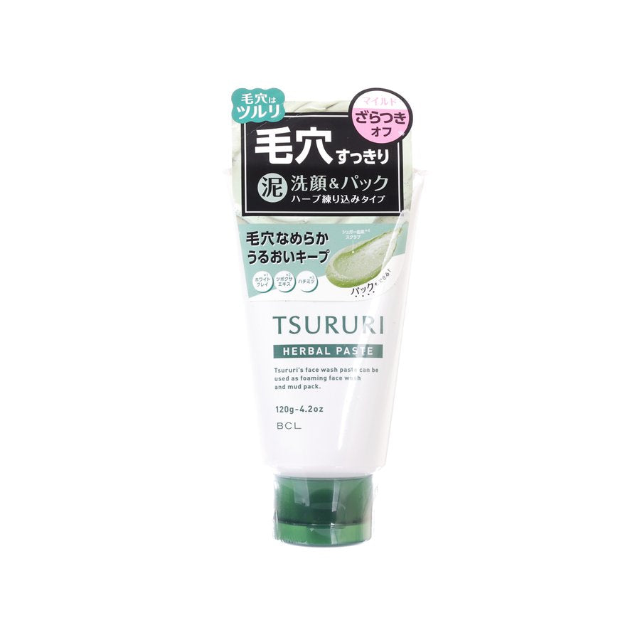 BCL Tsururi Face Wash Paste - Herbal  (120g)