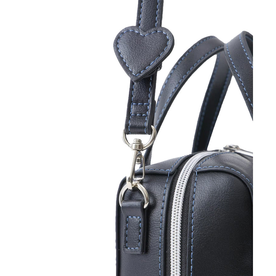 LEGATO LARGO S26 Legato Heart Stitich 2-Way Shoulder Bag - Bk  (250g)