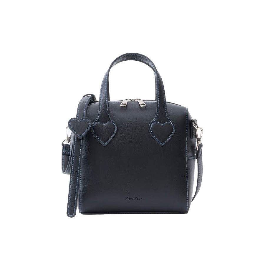LEGATO LARGO S26 Legato Heart Stitich 2-Way Shoulder Bag - Bk  (250g)
