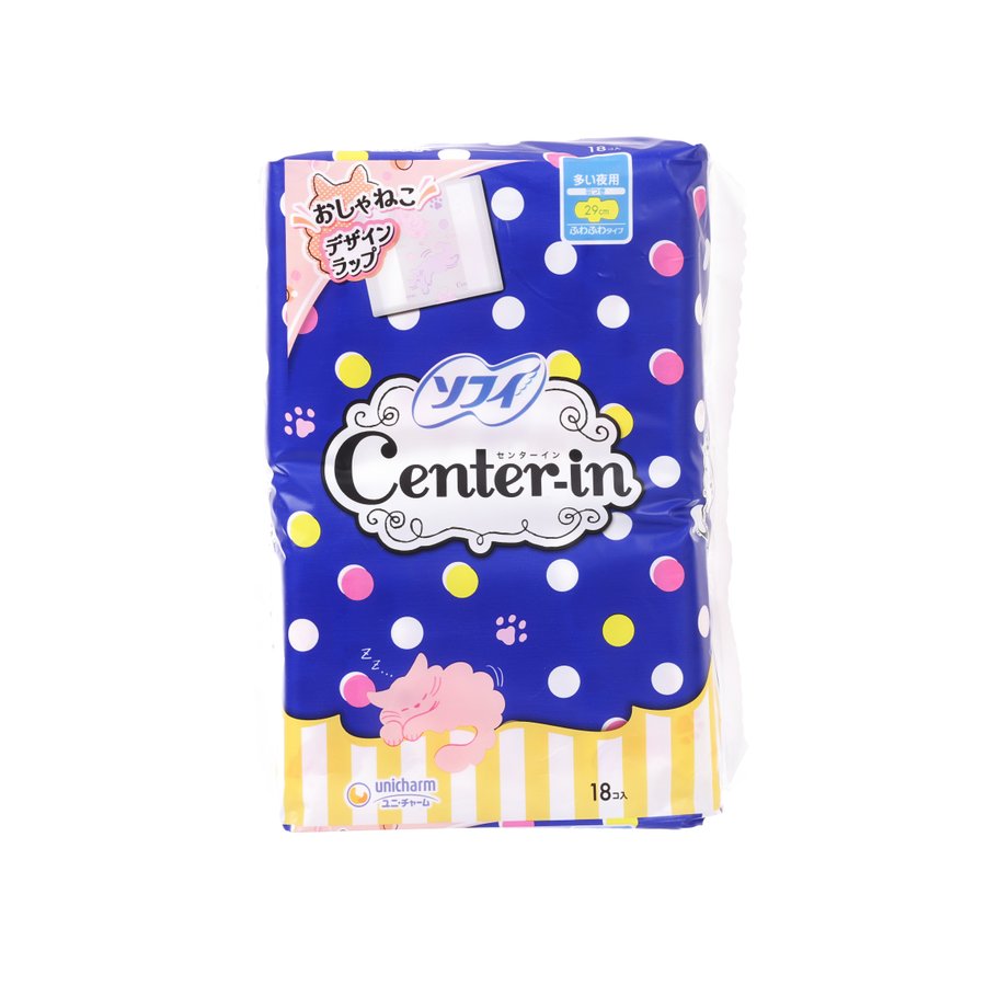 SOFY Center-In Fuwafuwa Type Night 29cm  (18pcs)