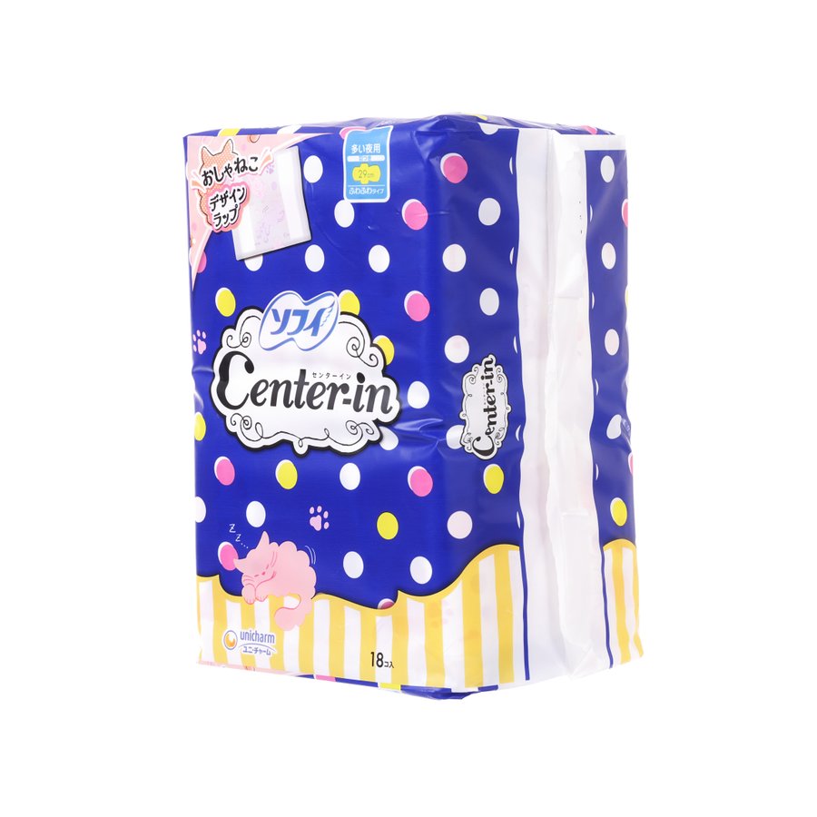 SOFY Center-In Fuwafuwa Type Night 29cm  (18pcs)