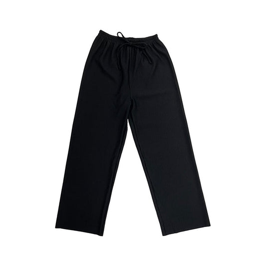 TWIN Self Cut Rib Pant - WE-173 - BK  (330g)