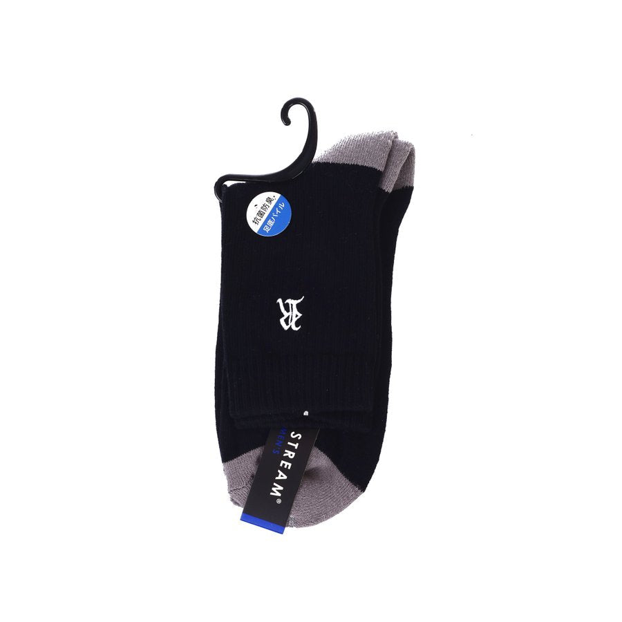 ASSIST S26 AS R Embroidery Sole Pile Crew Socks - M MEC1088
