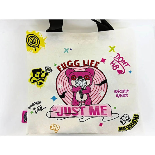 FUGGLER Fuggler Button Illustration Canvas Bag