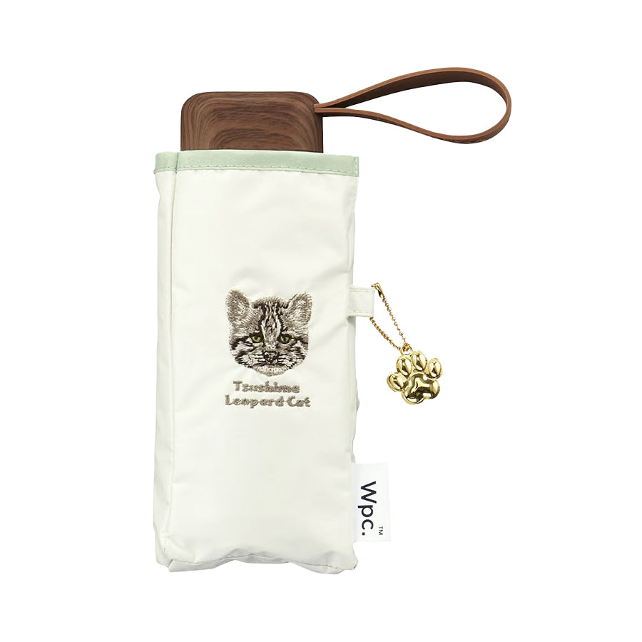 W.P.C. Animal Embroidery Cat Mini Folding Umbrella 47cm - 801-17073-102-OF