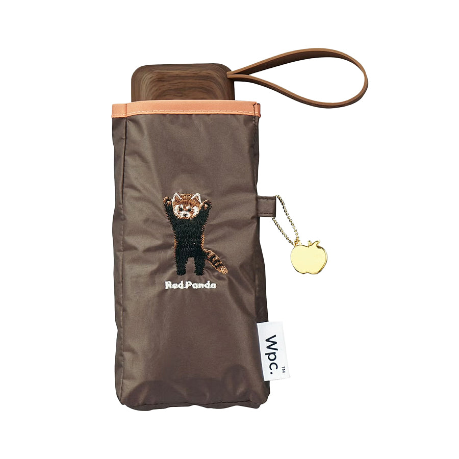 W.P.C. Animal Embroidery Little Panda Mini Folding Umbrella 47cm - 801-17073-102-BR