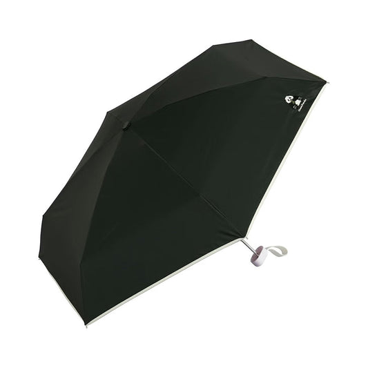 W.P.C. Animal Embroidery Panda Mini Folding Umbrella 47cm - 80117073-102-BK